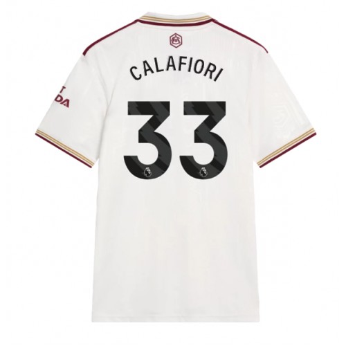 Pánský Fotbalový dres Arsenal Riccardo Calafiori #33 2025-26 Třetí Krátký Rukáv